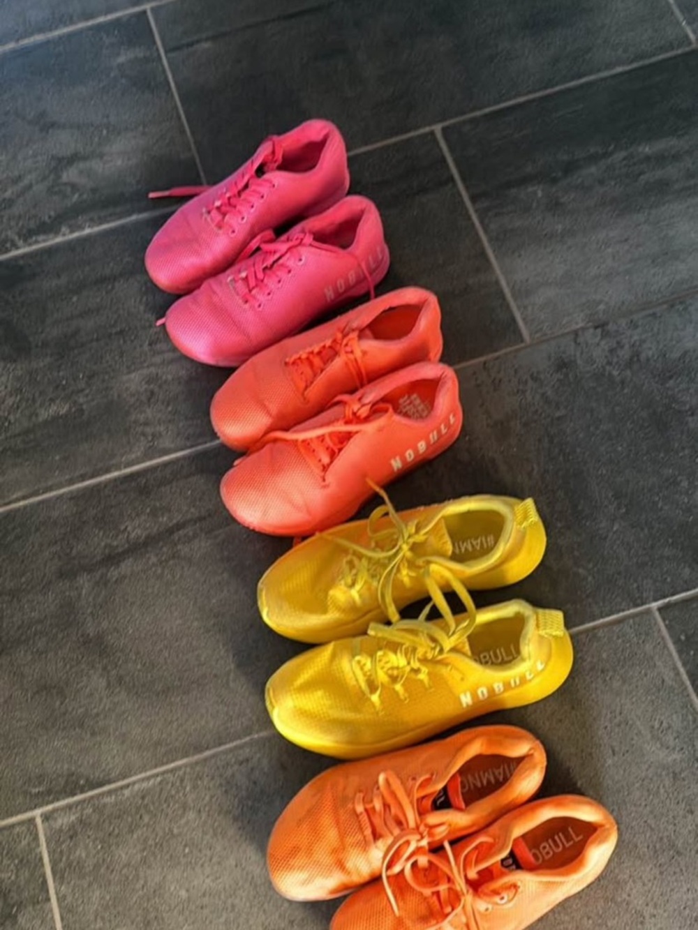 NOBULL Pink, Coral, Orange and Yellow Training Shoes - Multiple Pairs